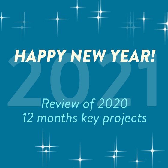 Happy new year review of the 2020 projects